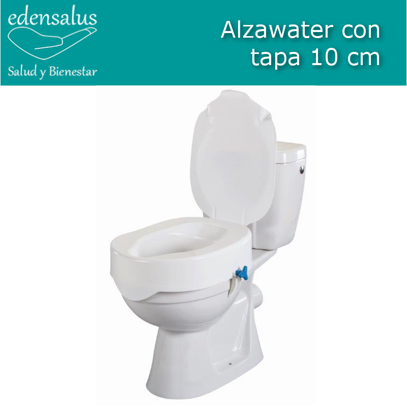 Alzawater inodoro con tapa de 10 cm