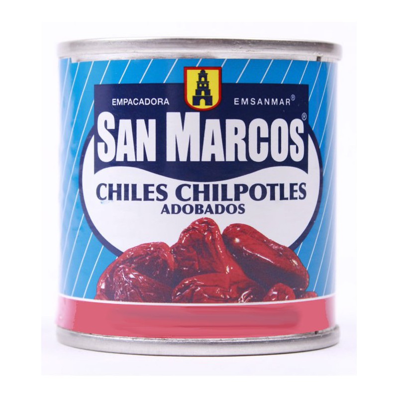 CHILE CHIPOTLES ADOBADOS SAN MARCOS 800GR