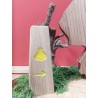 Figura peregrino camino Santiago en madera