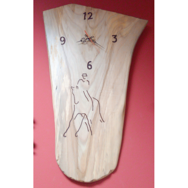 Reloj artesanal jinete