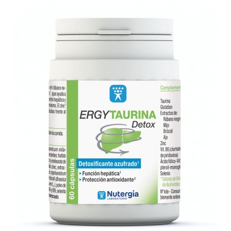 NUTERGIA ERGYTAURINA DETOX 60 CAPS