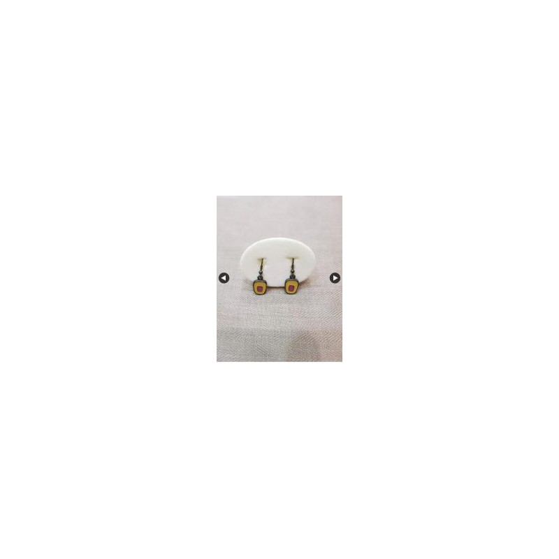 Pendientes Amarillo y Rosa