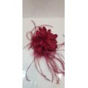 Flor Granate con plumas