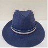 Sombrero de paja Borsalino Azul