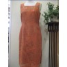 Zona Oulet Vestido Naranja