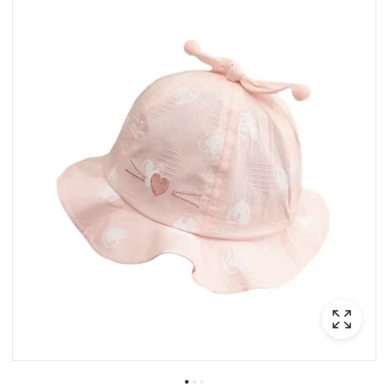Sombrero Infantil Rosa y Blanco