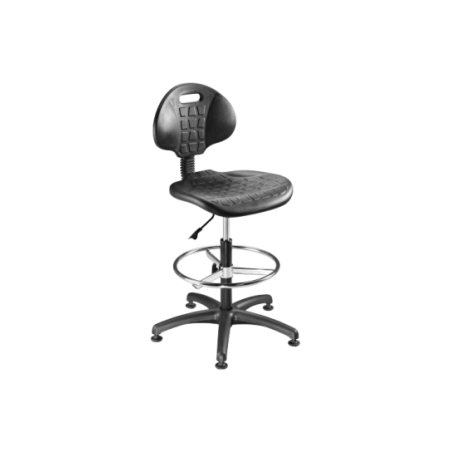 Silla taller poliuretano Tech Pro alta con tacos