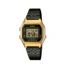 Reloj Casio digital negro dorado LA680WEGB-1AEF