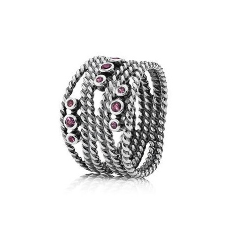 Anillo Pandora rodolitas 190863RHL