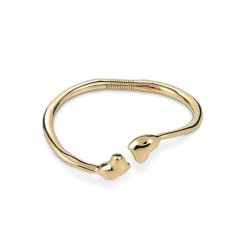 Brazalete dorado Uno de 50 corazón PUL2146ORO