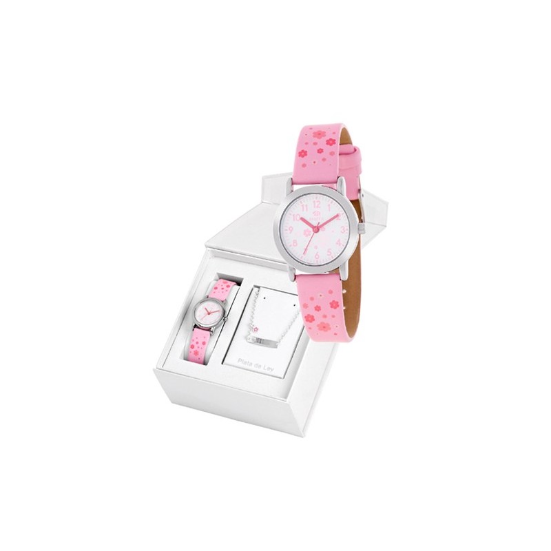 Reloj Marea rosa Comunión con esclava B35284-11