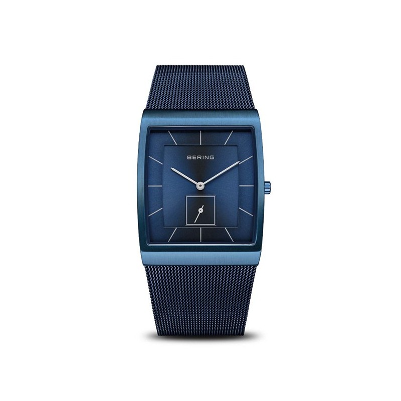 Reloj Bering azul cuadrado 16033-397