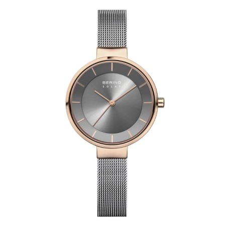 Reloj Bering solar gris rosado 14631-369