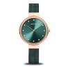 Reloj Bering verde rosado 12034-868