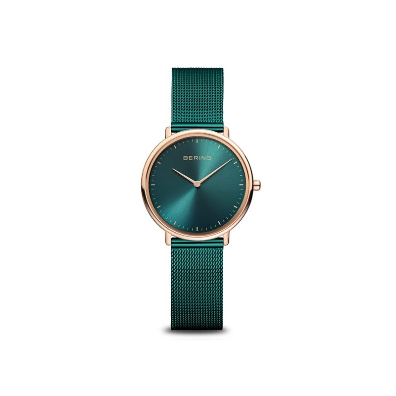 Reloj Bering verde mujer 15729-868