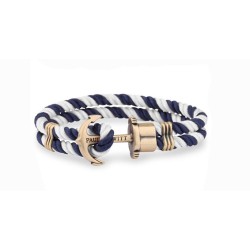 Pulsera ancla Paul Hewitt azul blanca