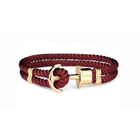 Pulsera burdeos Paul Hewitt ancla