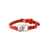 Pulsera roja Uno de 50 candado PUL1728