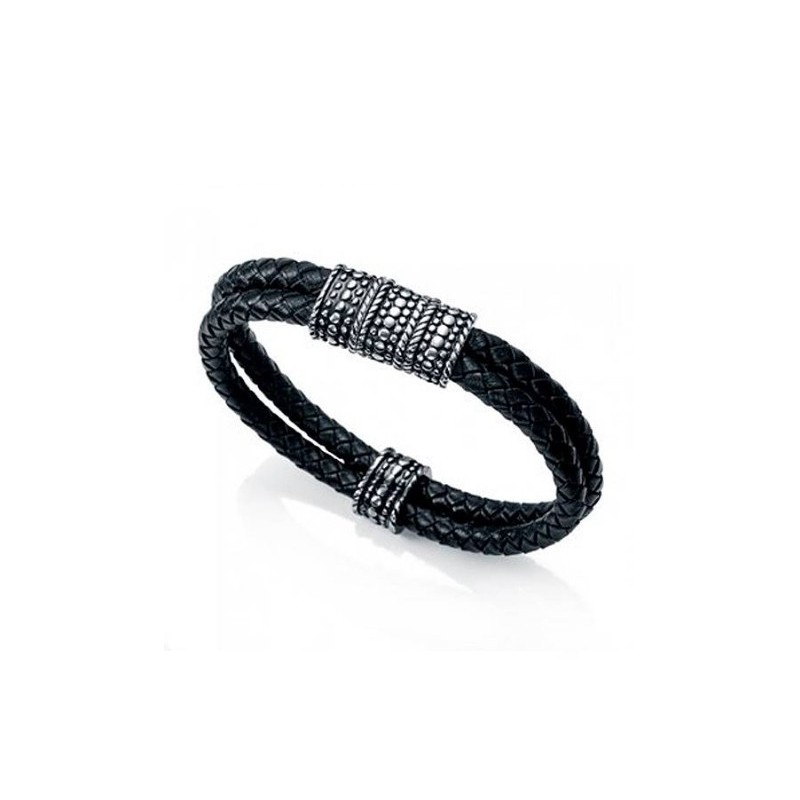 Pulsera doble Viceroy negra 6173P01010