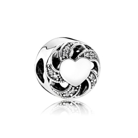 Charm Pandora corazón enlazado