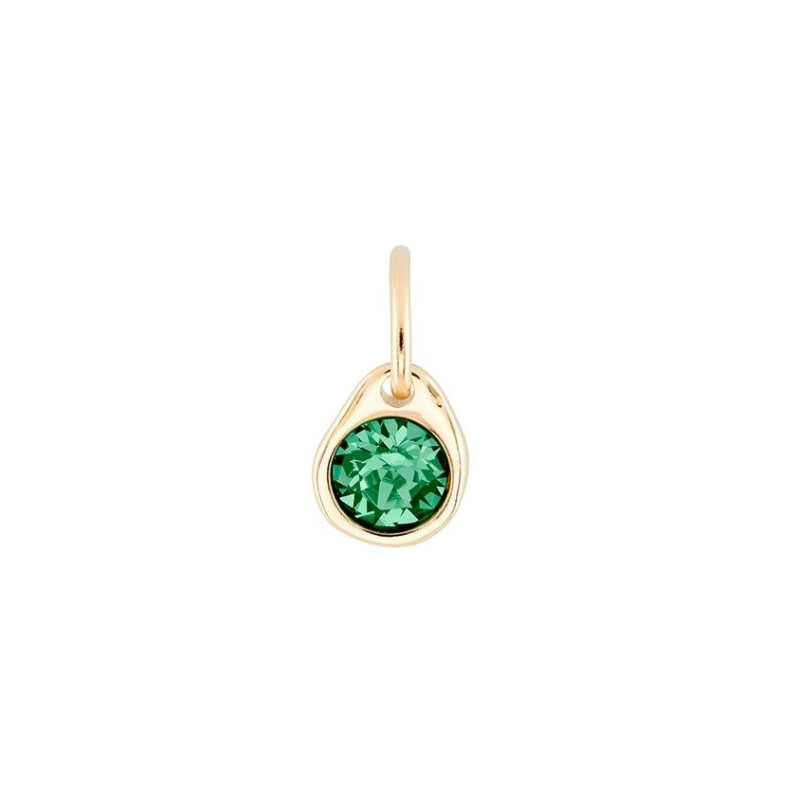 Charm Uno de 50 Swarovski verde CHA0079VDCORO