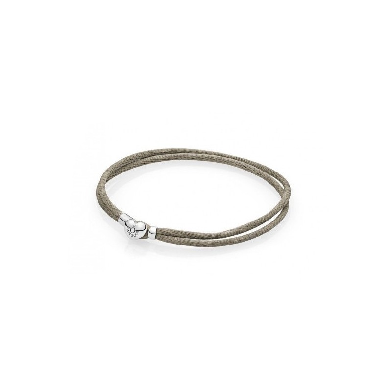 Pulsera moments Pandora beige