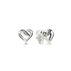 Pendientes Pandora Lazos de Amor 290756CZ