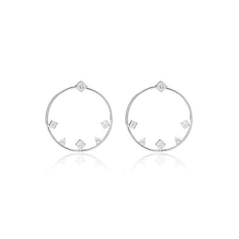 Pendientes aros Noveottouno Stardusta Light