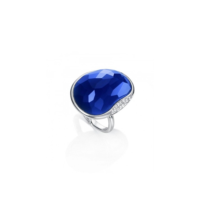 Anillo Viceroy cristal azul