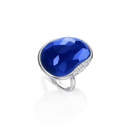 Anillo Viceroy cristal azul