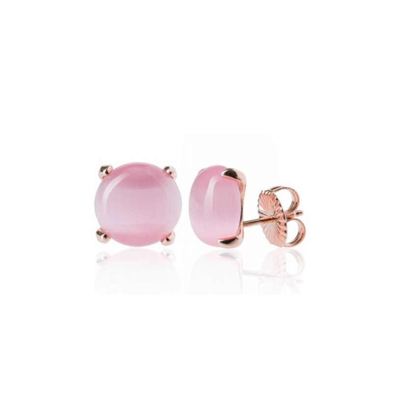 Pendientes plata Oro rosa 'Lucía'