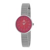 Reloj Marea acero fucsia