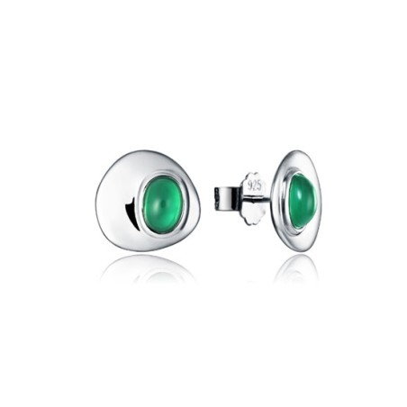 Pendientes Viceroy plata ágata verde 3026E000-42