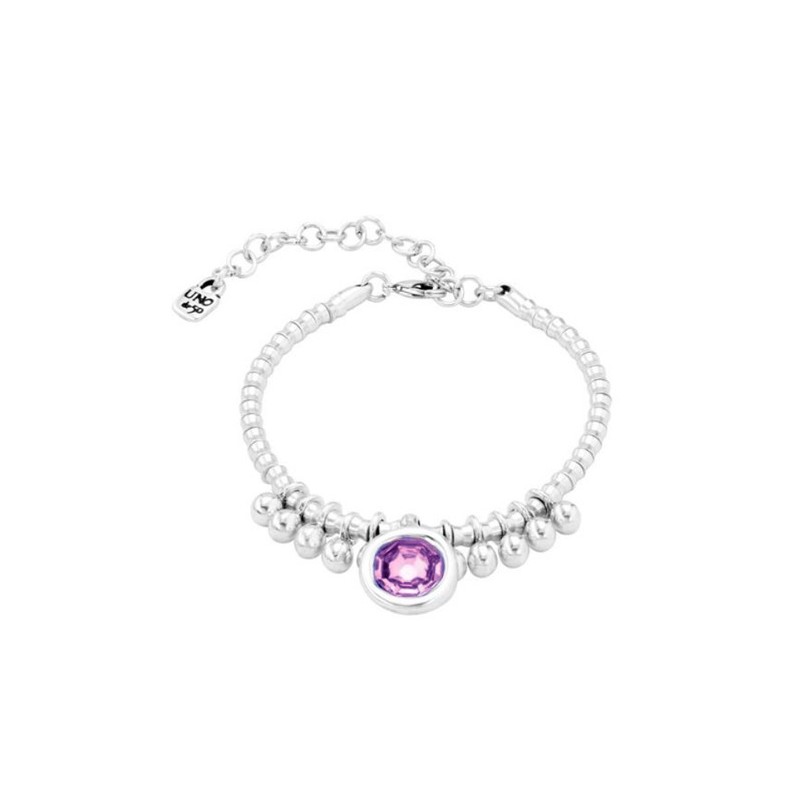 Pulsera Uno de 50 Swarovski rosa 'My goal'