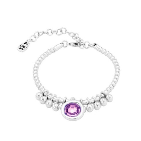 Pulsera Uno de 50 Swarovski rosa 'My goal'