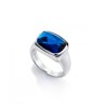 Anillo Viceroy cristal azul