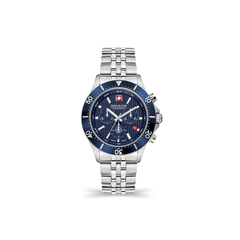 Reloj Swiss Military Flagship X Chrono azul SMWGI2100703
