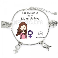 Pulsera plata 'Mujer de Hoy' 9104176