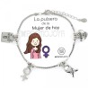 Pulsera plata 'Mujer de Hoy' 9104176