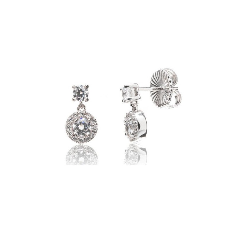 Pendientes Camaleoni plata Botines