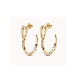 Pendientes Uno de 50 'Silver Needle' PEN0860ORO