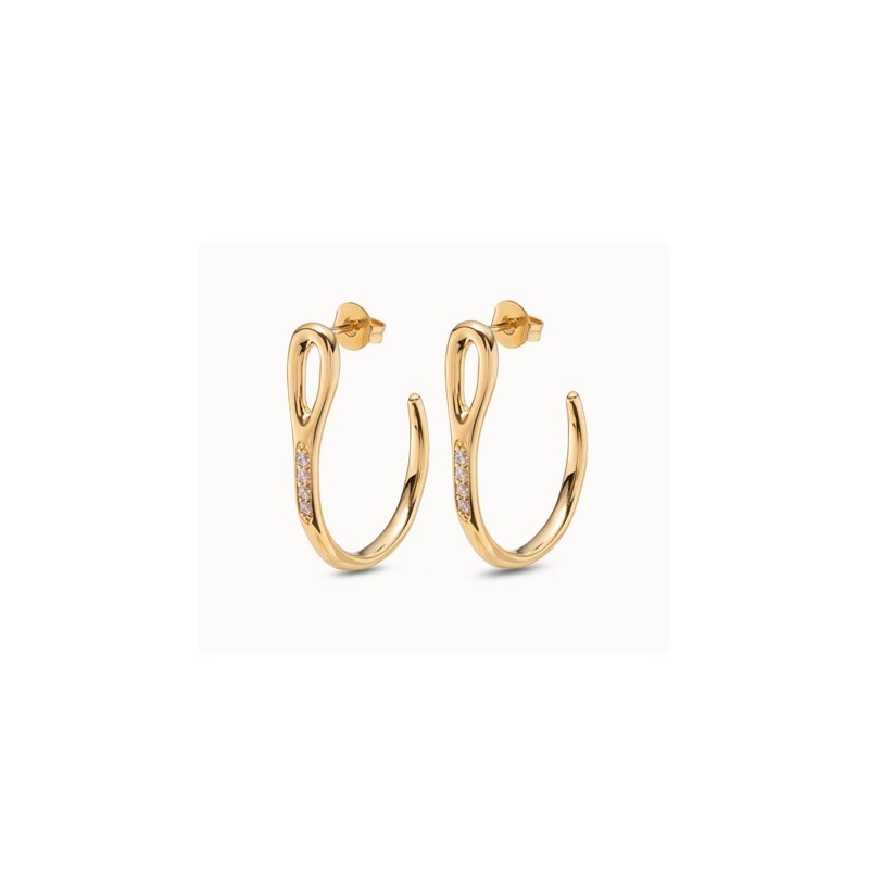 Pendientes Uno de 50 'Silver Needle' PEN0860ORO