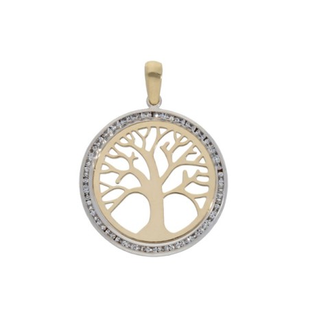 Colgante de Oro Árbol de la Vida