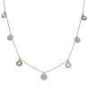 Gargantilla plata charms colores