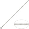 Cadena de plata barbada 3mm - 45/50/60 cm