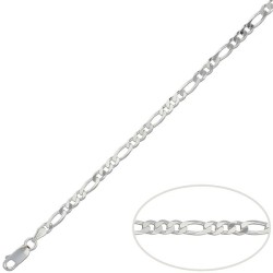 Cadena de plata cartier 3x1