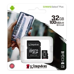 Kingston CANVAS Select Plus Micro sd 32GB 100 MB/s
