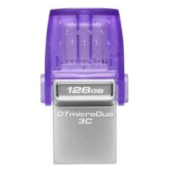 Kingston Technology DataTraveler microDuo 3C unidad flash USB 128GB USB Type-A / USB Type-C 3.2 Gen 1 (3.1 Gen 1) 