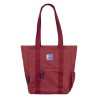Bolso tote bag oxford b-trendy 10 secciones 34x31x12 rojo