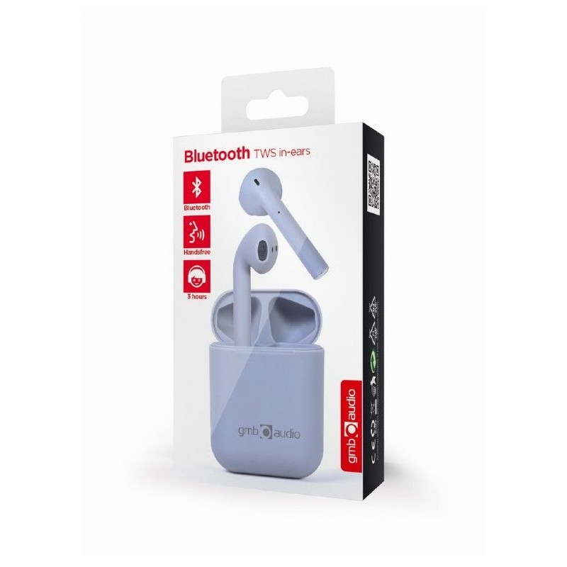 Gembird Auricular SEATLE Bluetooth TWS Cris